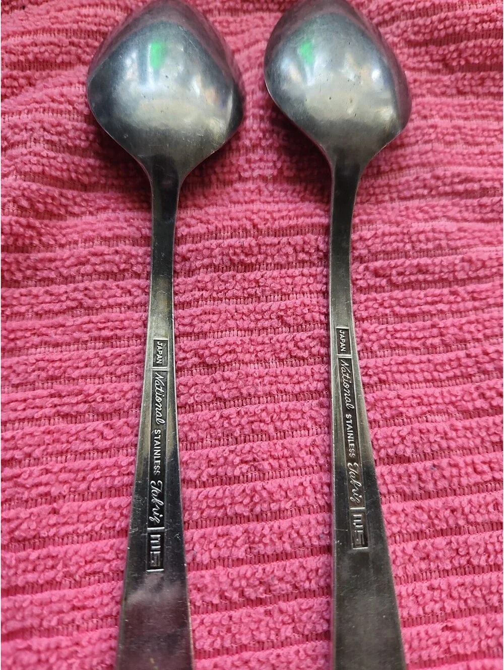 National Stainless TABRIZ Flatware Japan - 2 Teaspoons!